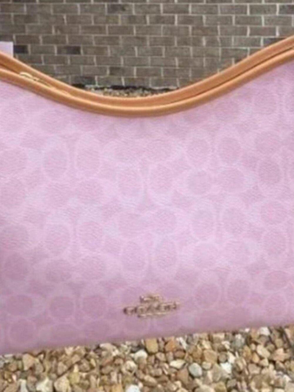 Coach pink shoulder bag
